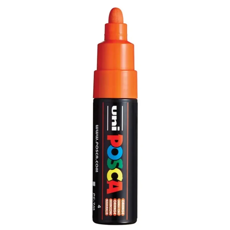 Posca PC-7M Verfstift Oranje - Acrylmarker 5mm