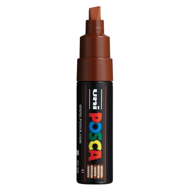 Posca PC-8K Verfstift Bruin - Acrylmarker 8mm