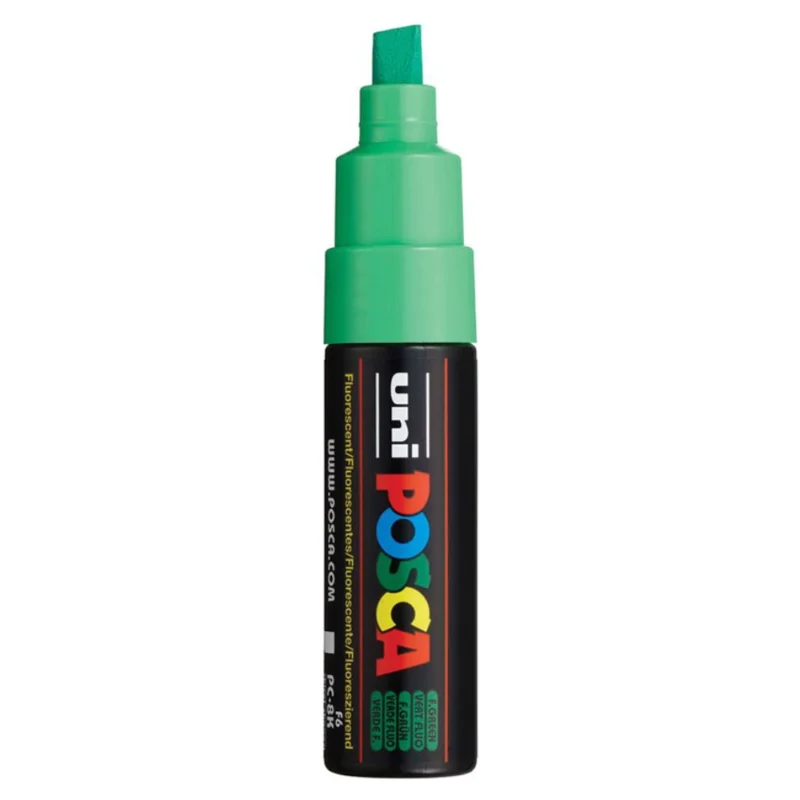 Posca PC-8K Verfstift Fluo Groen - Acrylmarker 8mm