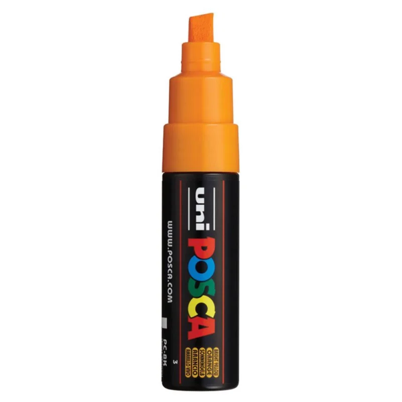 Posca PC-8K Verfstift Fluo Oranje - Acrylmarker 8mm