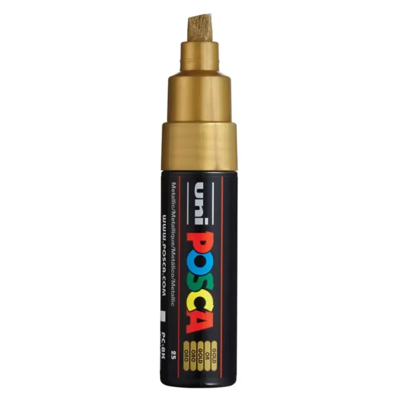 Posca PC-8K Verfstift Goud - Acrylmarker 8mm