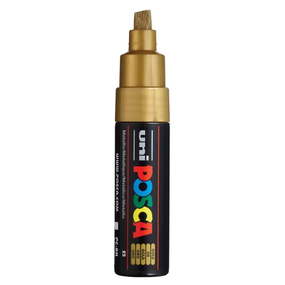 Posca PC-8K Verfstift Goud - Acrylmarker 8mm