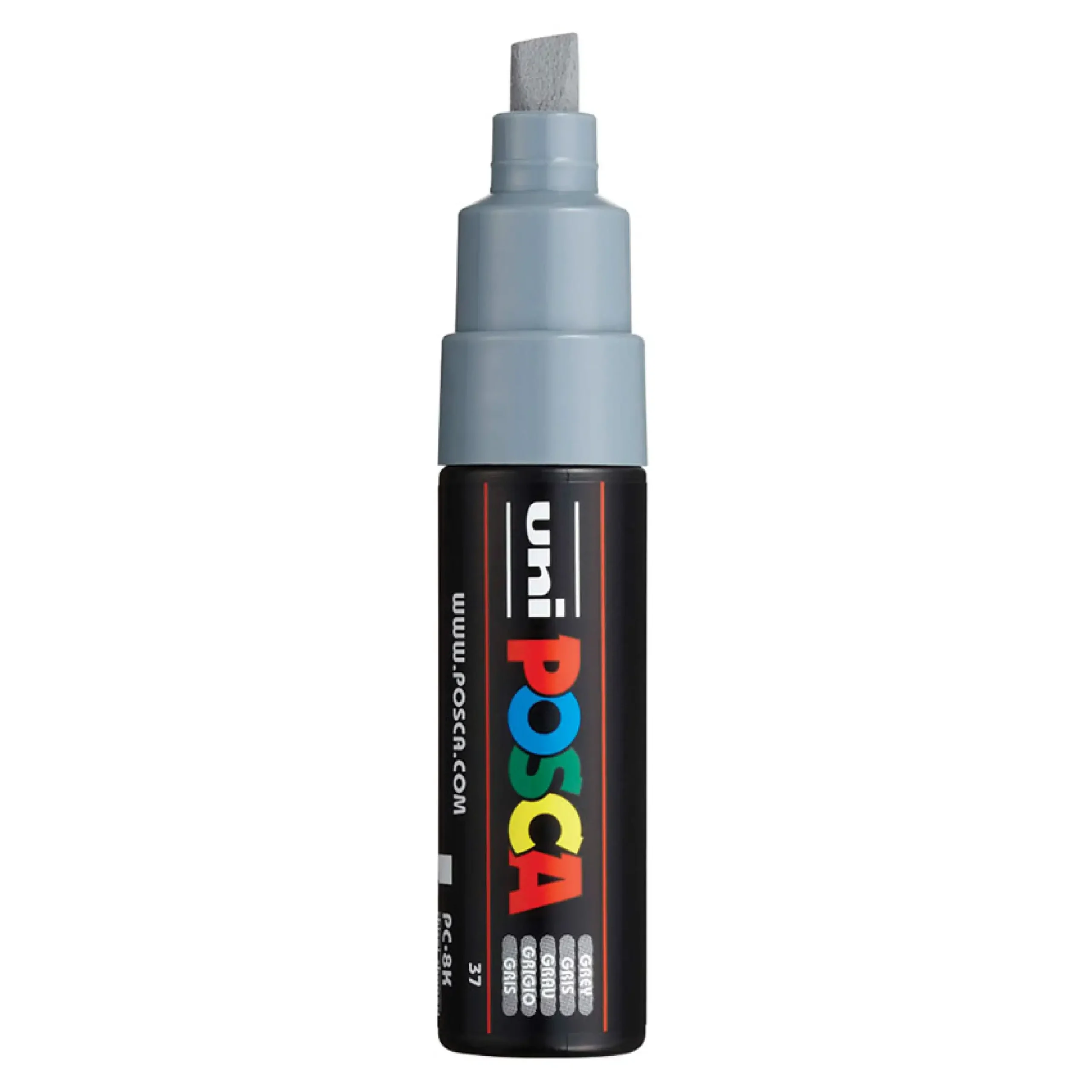 Posca PC-8K Verfstift Grijs - Acrylmarker 8mm