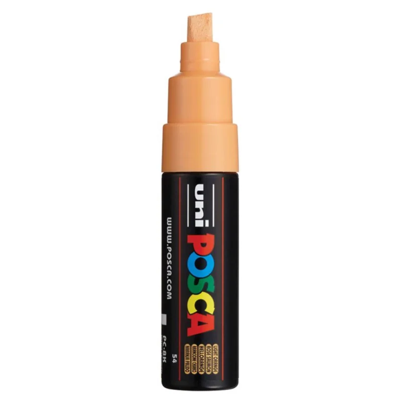 Posca PC-8K Verfstift Licht Oranje - Acrylmarker 8mm