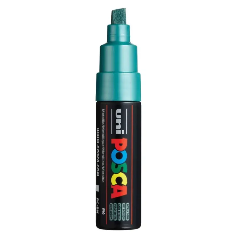 Posca PC-8K Verfstift Metallic Groen - Acrylmarker 8mm
