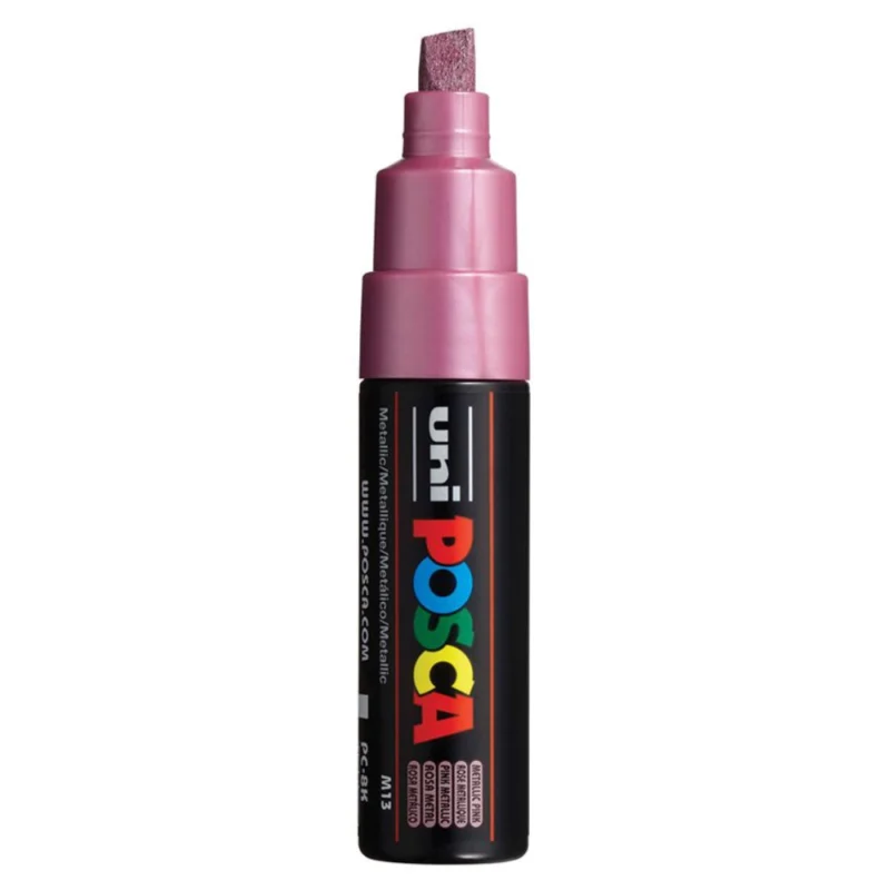 Posca PC-8K Verfstift Metallic Roze - Acrylmarker 8mm