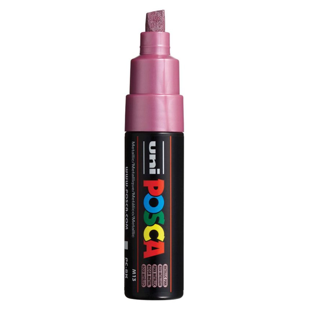 Posca PC-8K Verfstift Metallic Roze - Acrylmarker 8mm