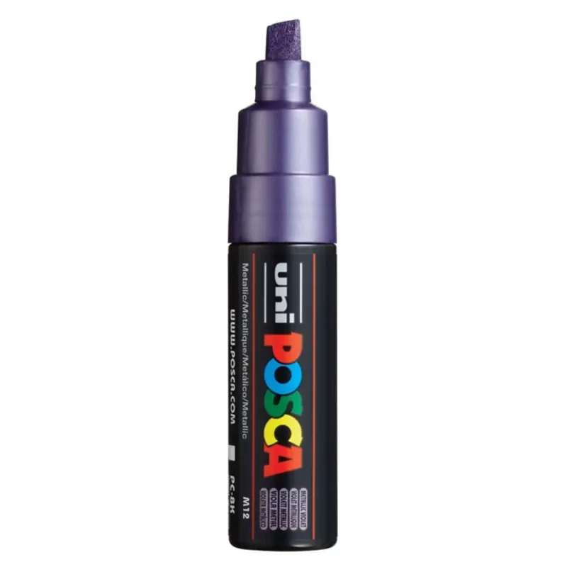 Posca PC-8K Verfstift Metallic Violet - Acrylmarker 8mm
