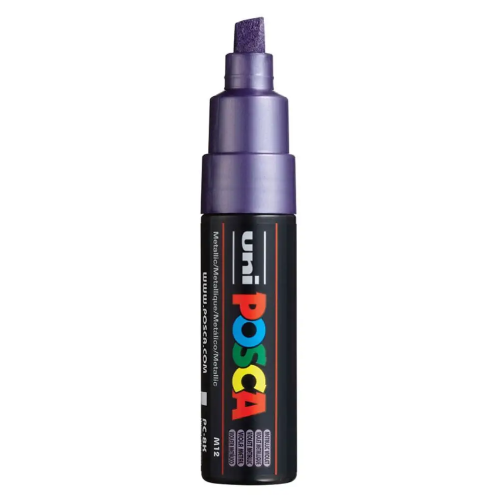 Posca PC-8K Verfstift Metallic Violet - Acrylmarker 8mm