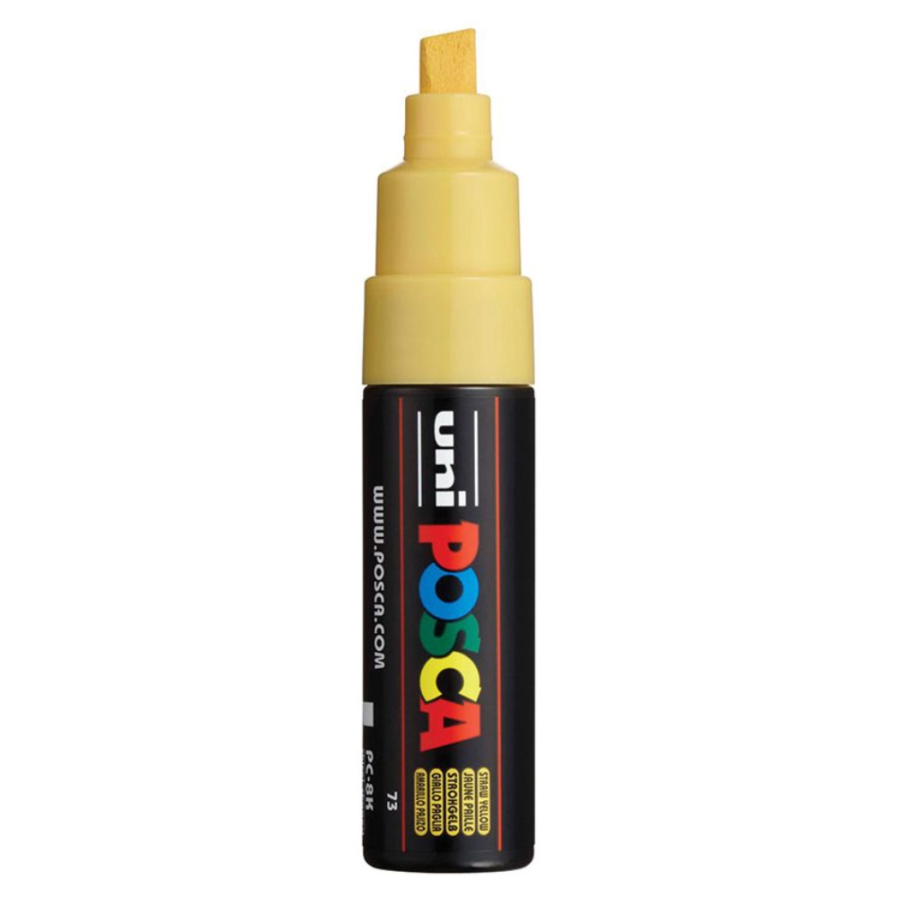 Posca PC-8K Verfstift Stro Geel - Acrylmarker 8mm