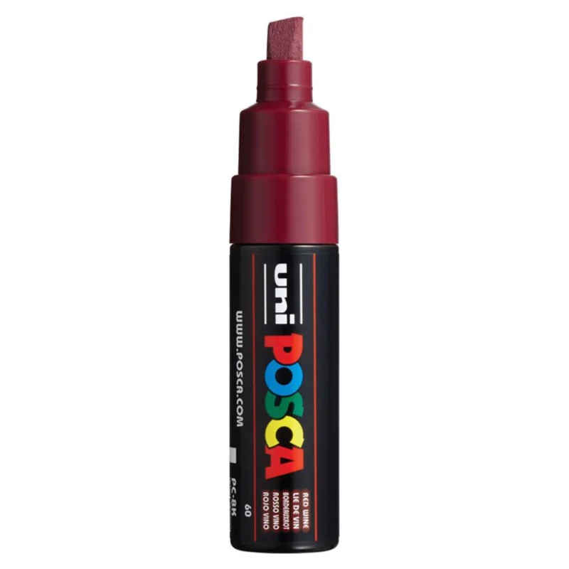 Posca PC-8K Verfstift Wijn Rood - Acrylmarker 8mm