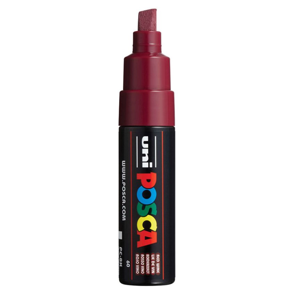 Posca PC-8K Verfstift Wijn Rood - Acrylmarker 8mm