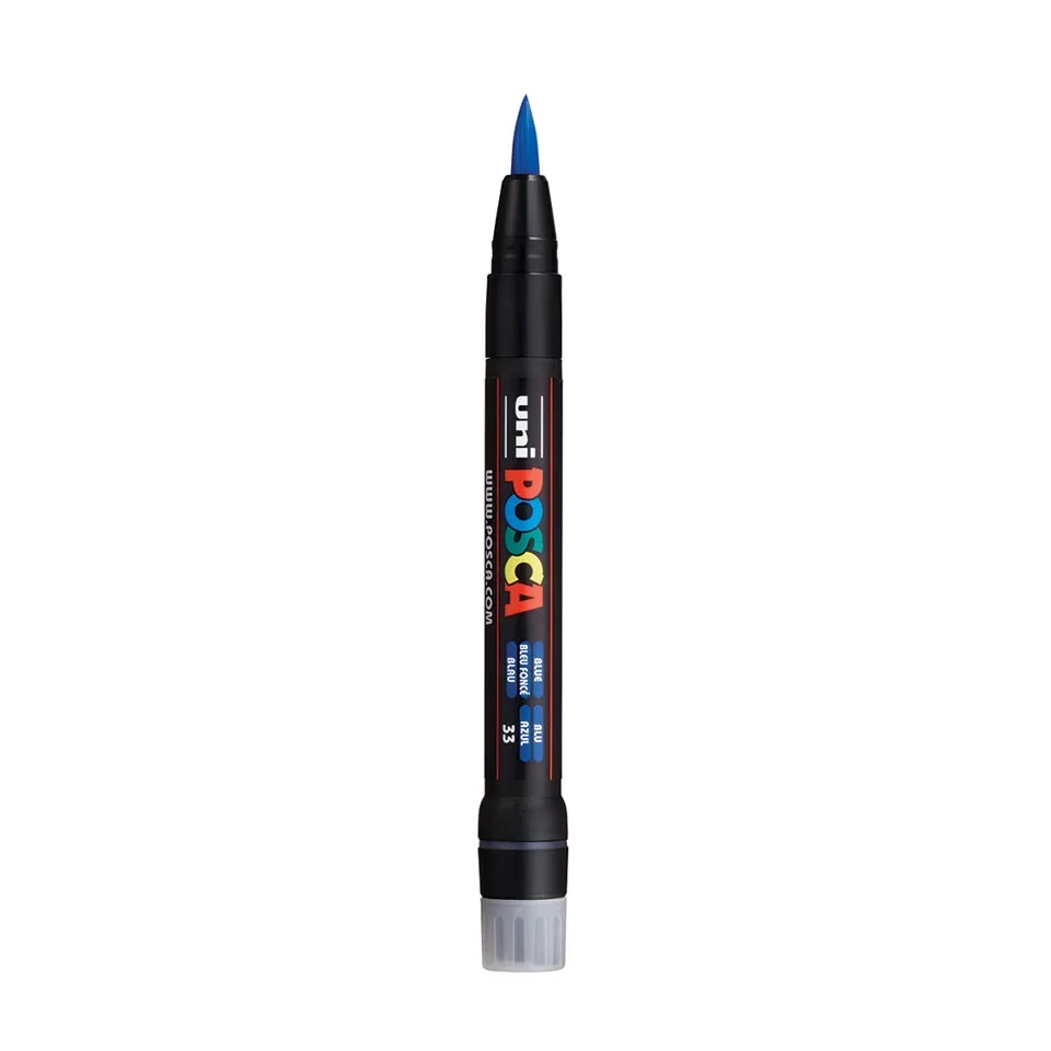 Posca PCF-350 Verfstift Blauw - Acrylmarker Brush