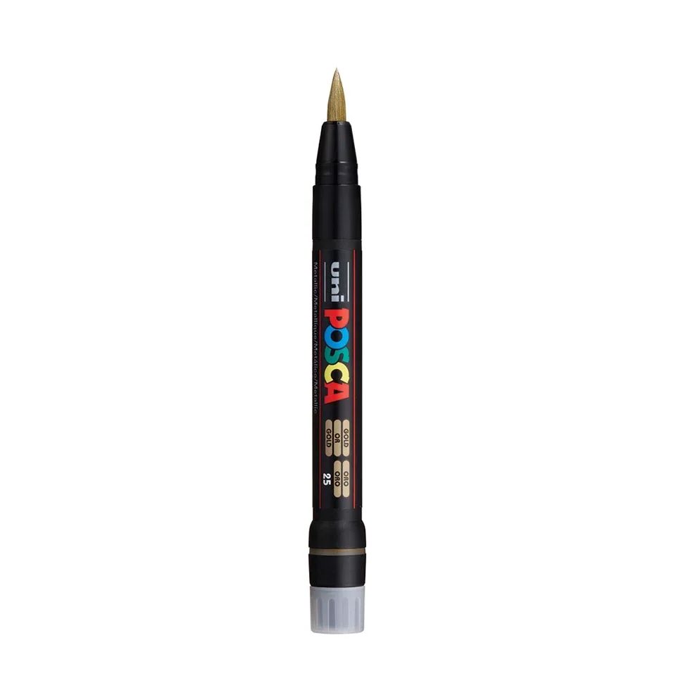 Posca PCF-350 Verfstift Goud - Acrylmarker Brush