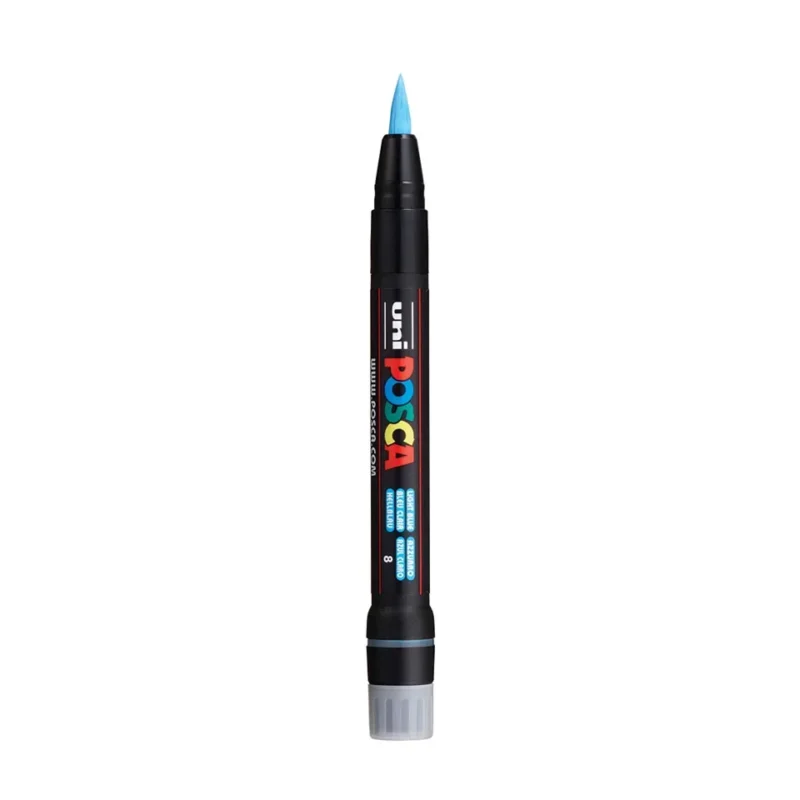 Posca PCF-350 Verfstift Licht Blauw - Acrylmarker Brush