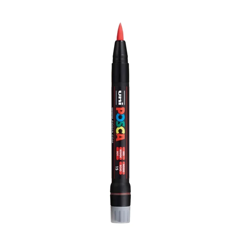 Posca PCF-350 Verfstift Rood - Acrylmarker Brush