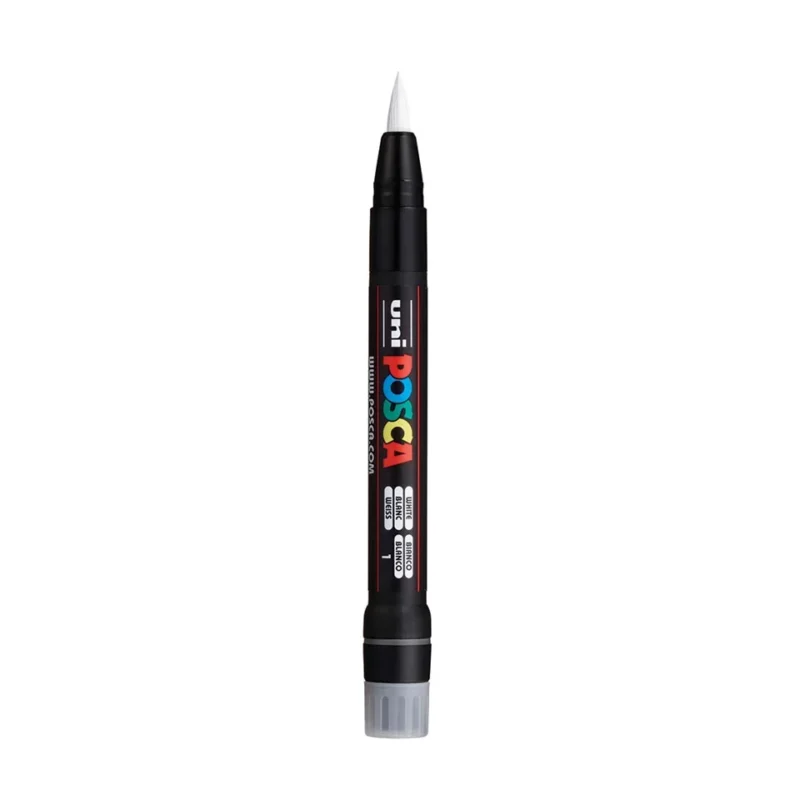 Posca PCF-350 Verfstift Wit - Acrylmarker Brush