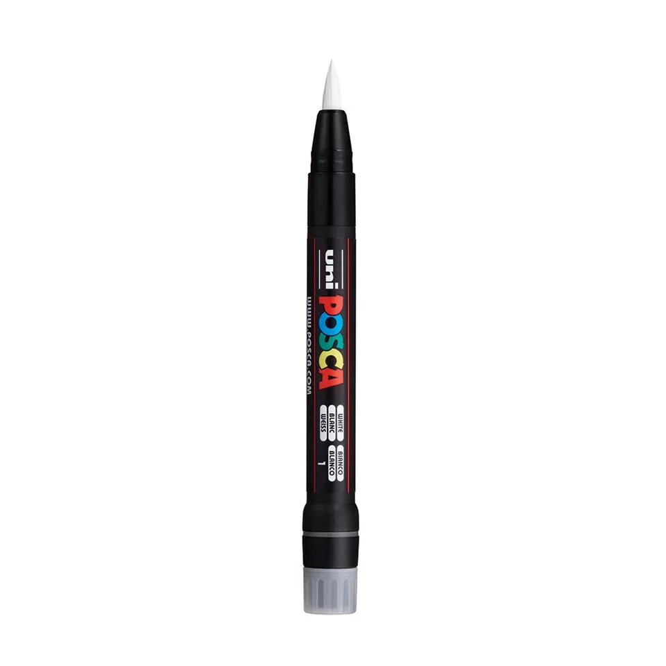 Posca PCF-350 Verfstift Wit - Acrylmarker Brush