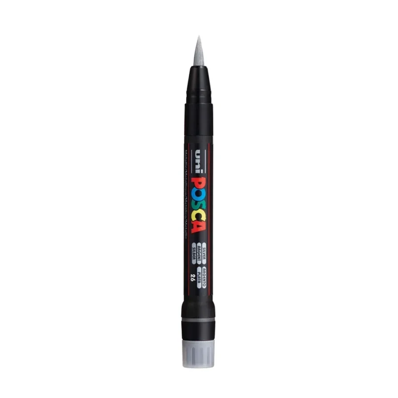 Posca PCF-350 Verfstift Zilver - Acrylmarker Brush