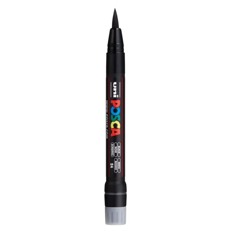 Posca PCF-350 Verfstift Zwart - Acrylmarker Brush