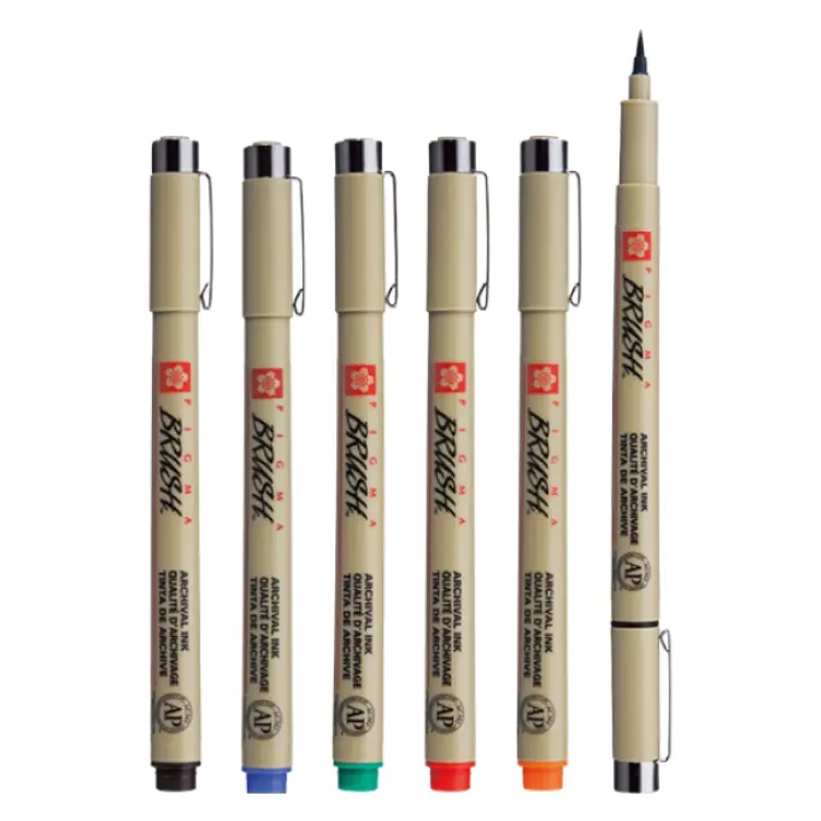 Sakura Pigma Brush Pen Blauw