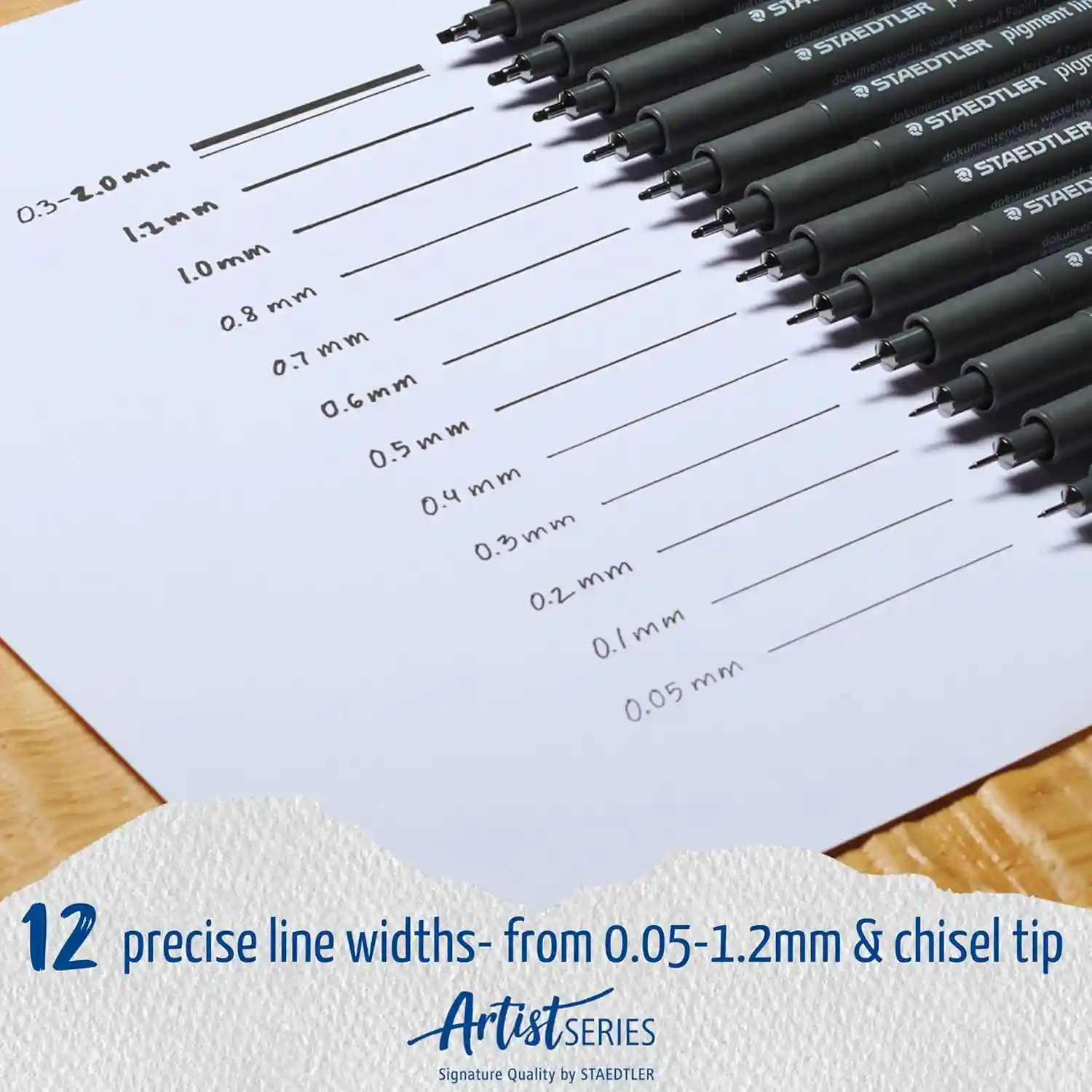 Staedtler Pigment Liner Fineliner Zwart - 0,3 mm