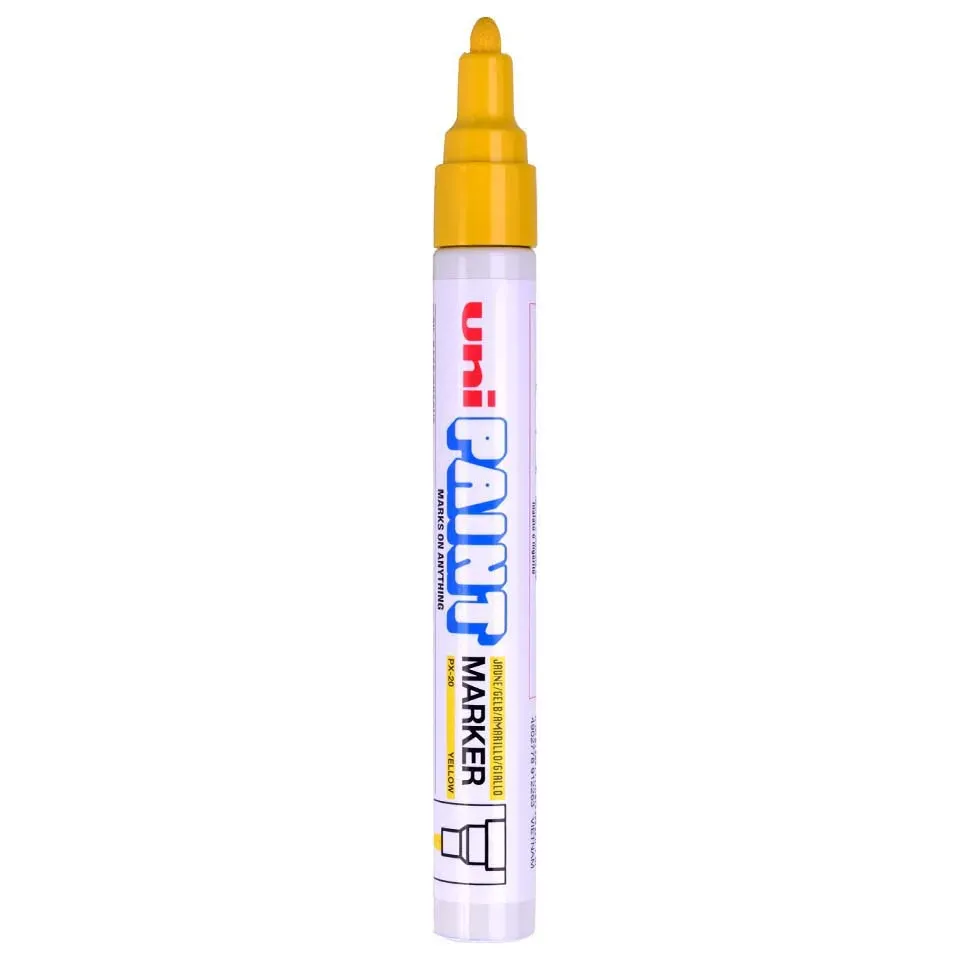 Uni Paint PX-20 Verfstift Geel - Oliebasis Lakmarker 2 mm