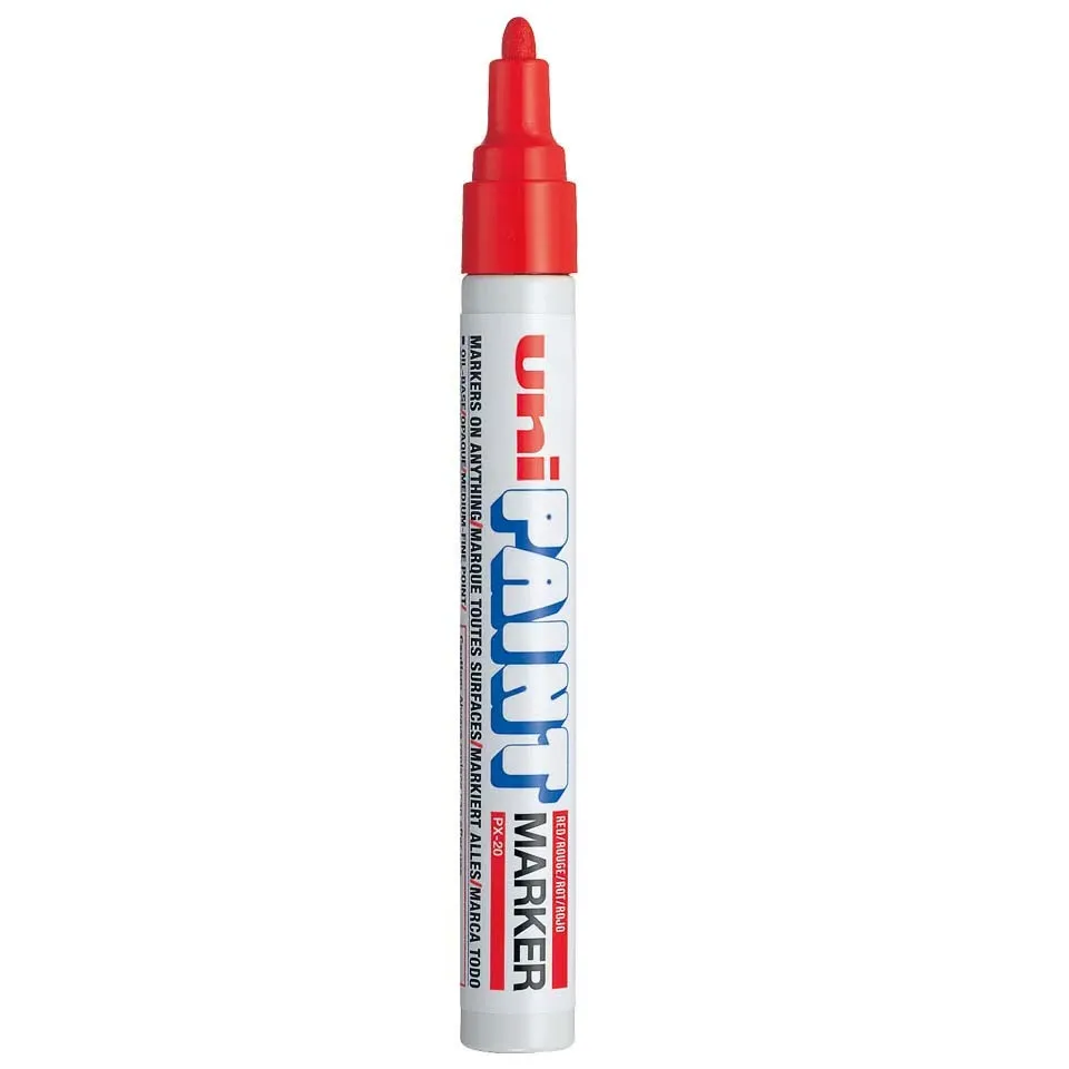 Uni Paint PX-20 Verfstift Rood - Oliebasis Lakmarker 2 mm