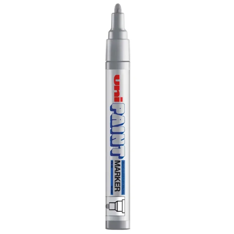 Uni Paint PX-20 Verfstift Zilver - Oliebasis Lakmarker 2 mm