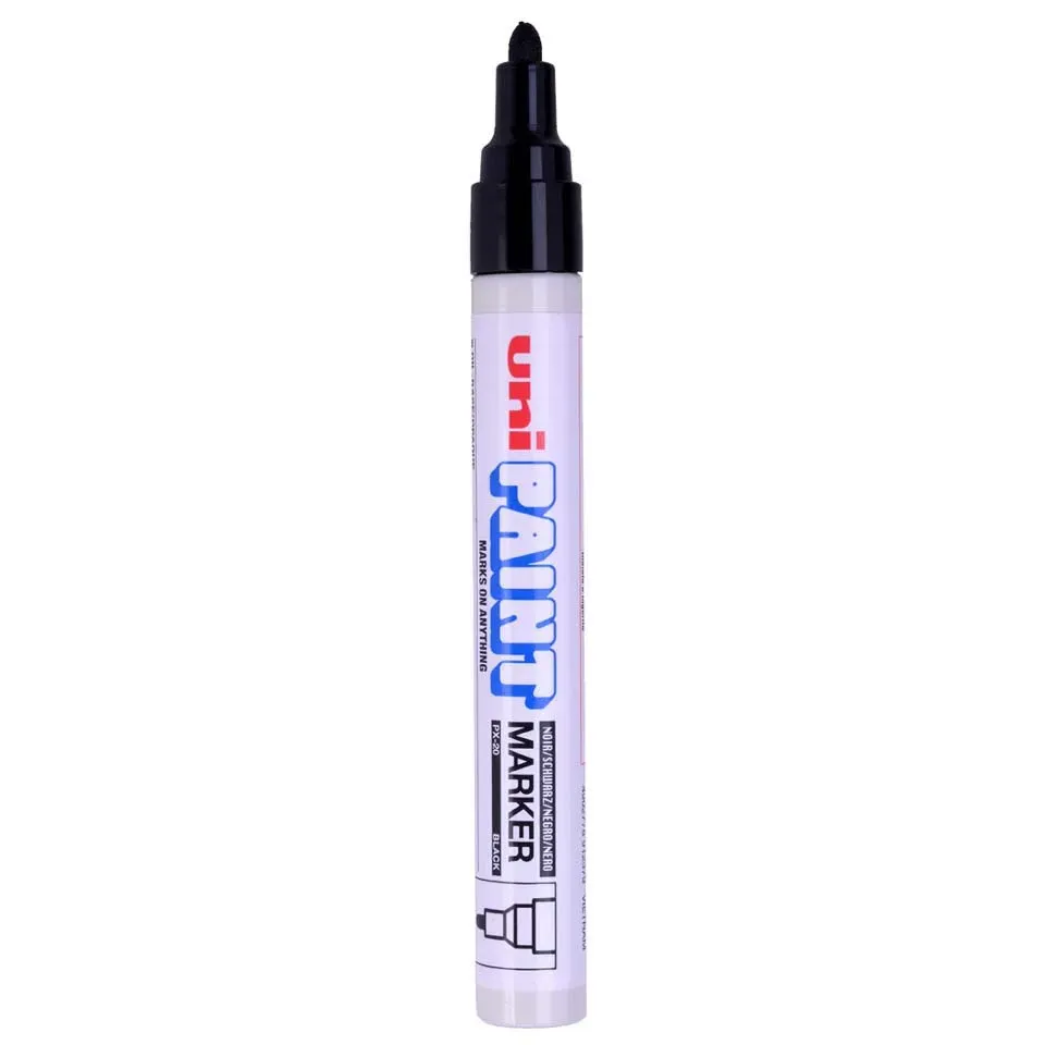 Uni Paint PX-20 Verfstift Zwart - Oliebasis Lakmarker 2 mm