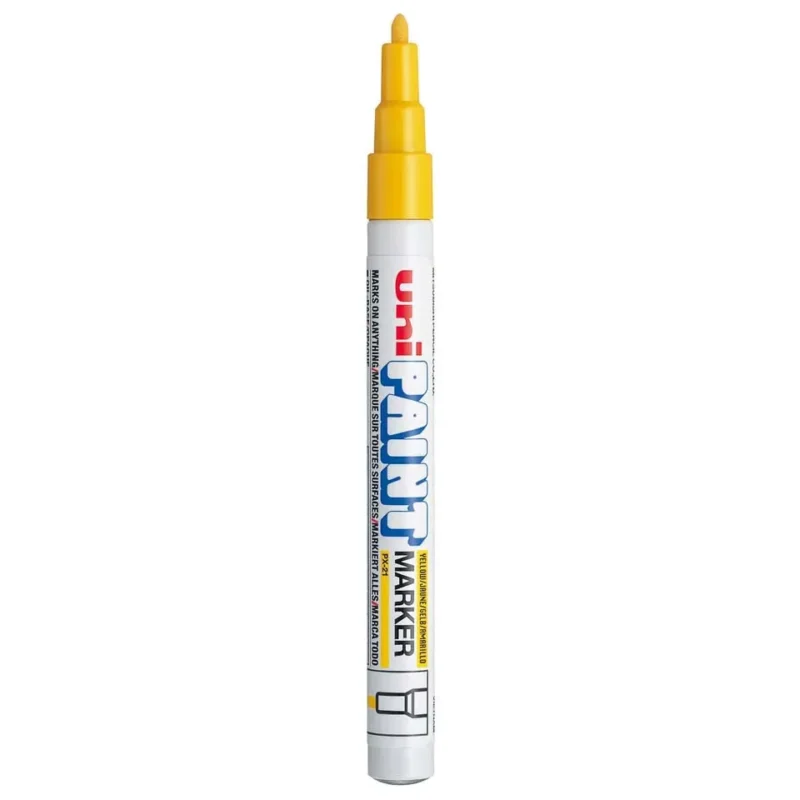 Uni Paint PX-21 Verfstift Geel - Oliebasis Lakmarker 1,2 mm