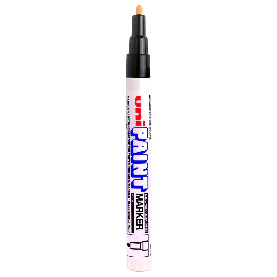 Uni Paint PX-21 Verfstift Zwart - Oliebasis Lakmarker 1,2 mm