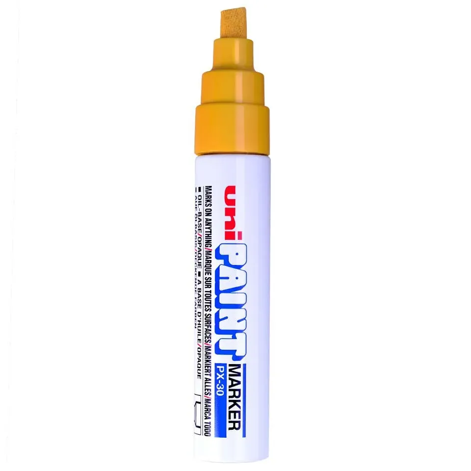 Uni Paint PX-30 Verfstift Geel - Oliebasis Lakmarker 4-8 mm