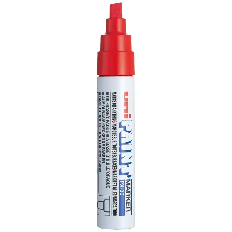 Uni Paint PX-30 Verfstift Rood - Oliebasis Lakmarker 4-8 mm