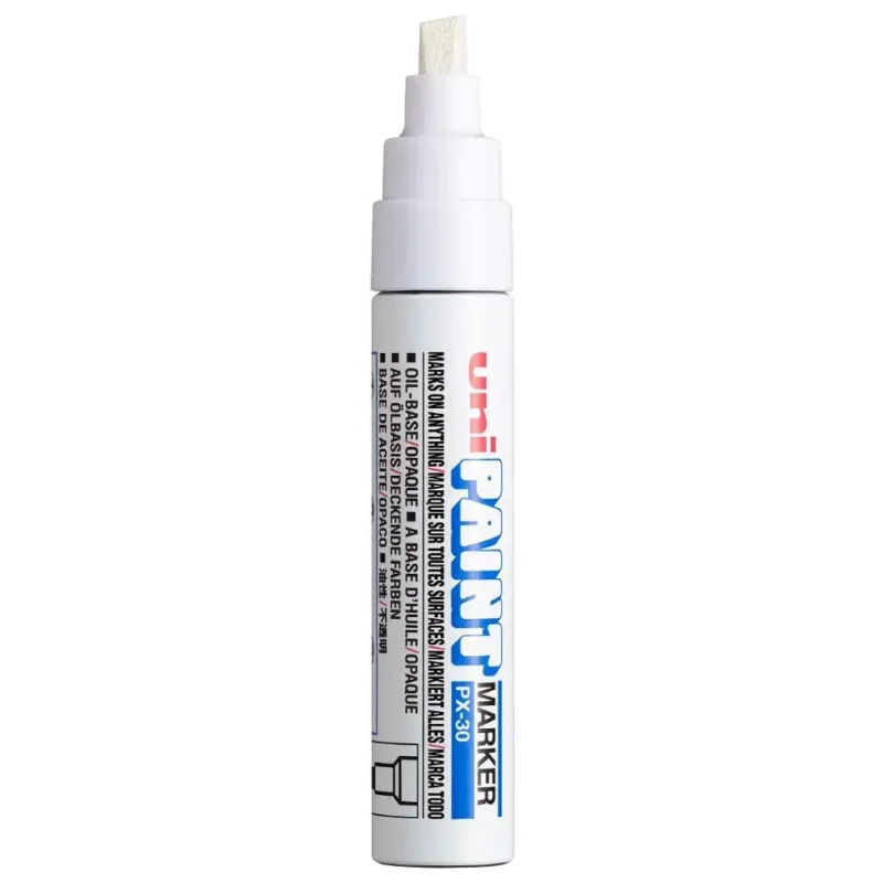 Uni Paint PX-30 Verfstift Wit - Oliebasis Lakmarker 4-8 mm