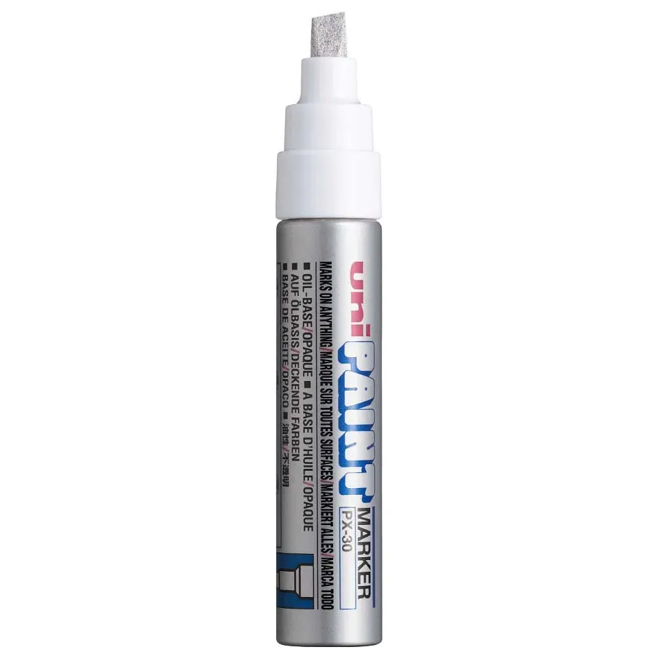 Uni Paint PX-30 Verfstift Zilver - Oliebasis Lakmarker 4-8 mm