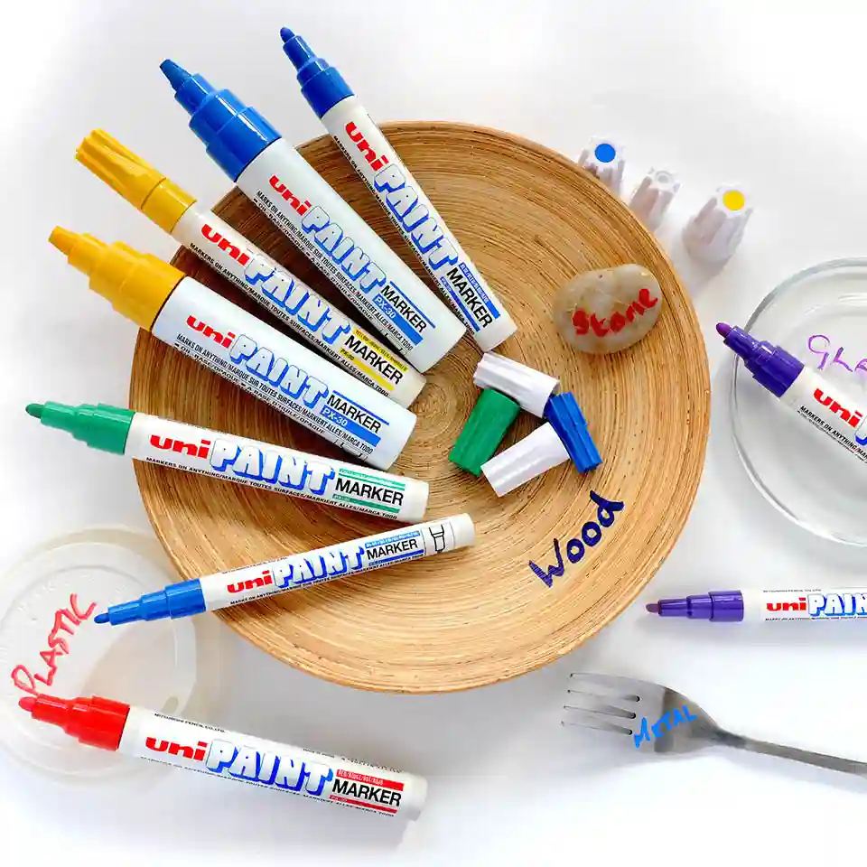 Uni Paint PX-20 Verfstift Rood - Oliebasis Lakmarker 2 mm